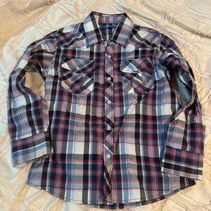 Boys button up western shirt